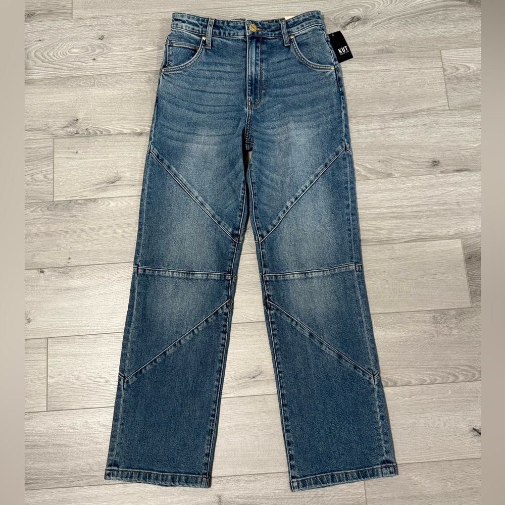 Kut From Kloth High Rise Wide Leg Jeans